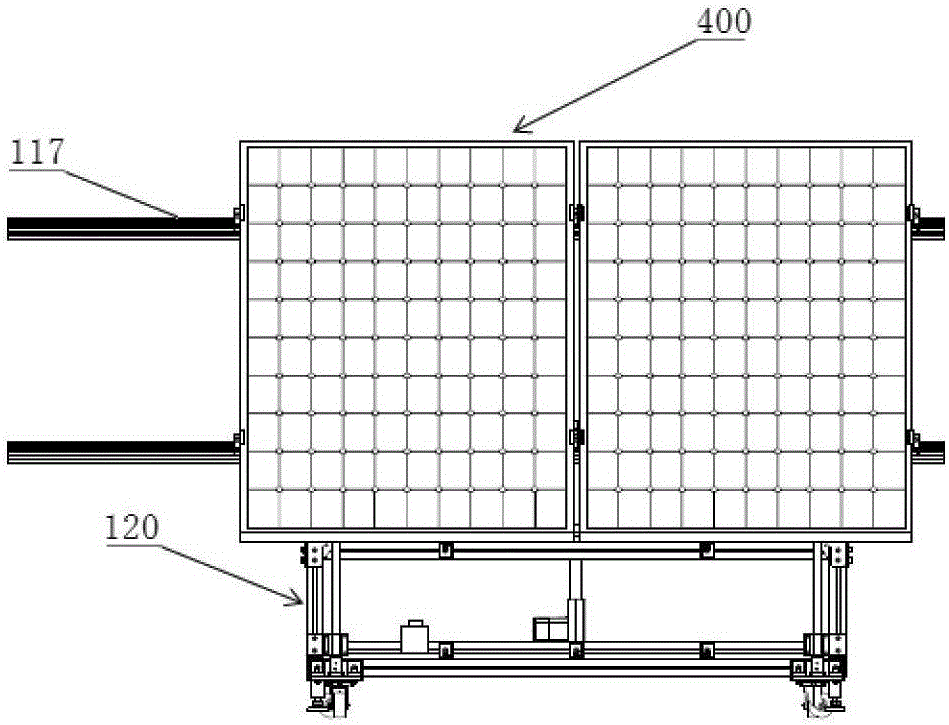 Photovoltaic support and photovoltaic cell panel cleaning machine test stand