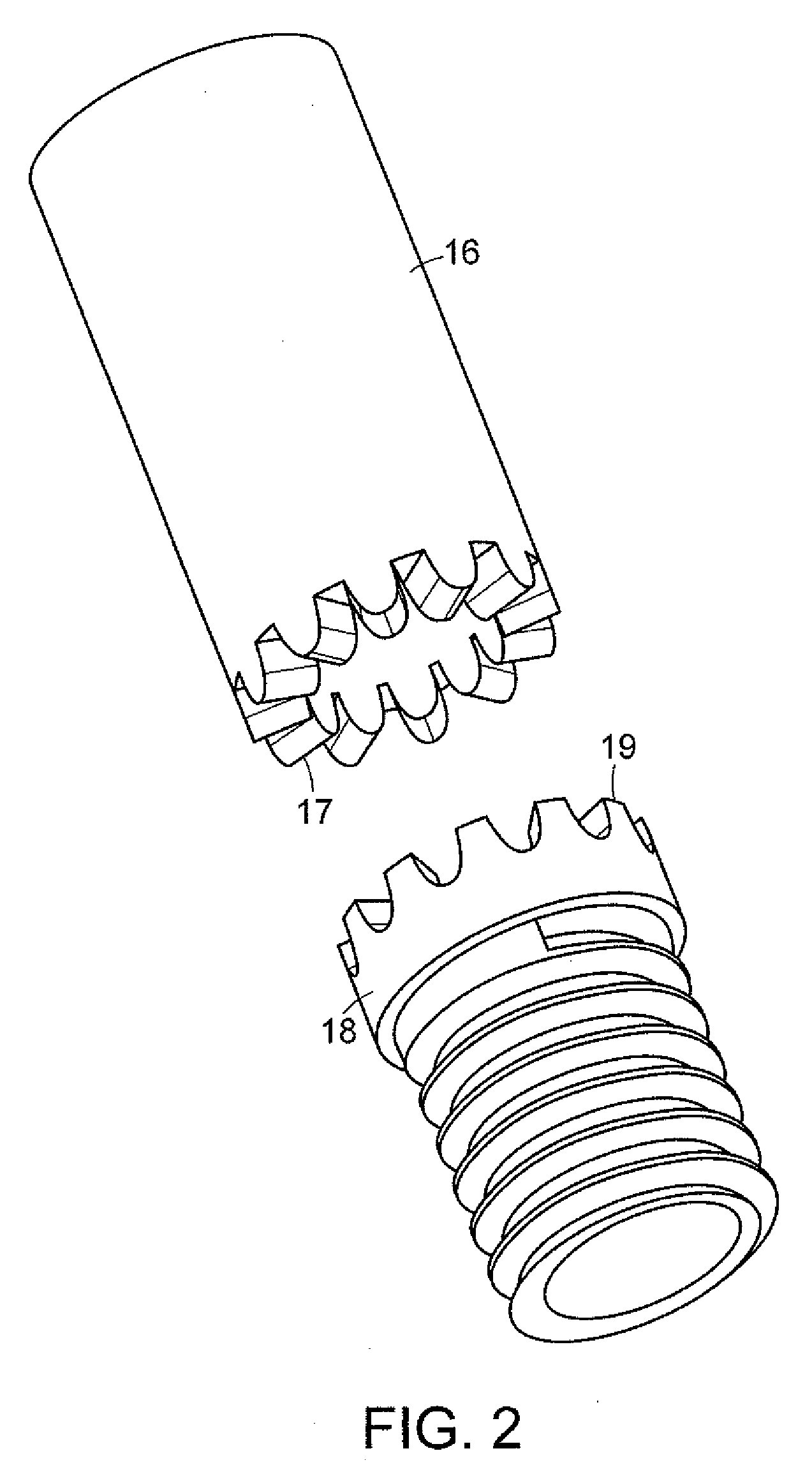 Two-part hosel connection system for golf clubs