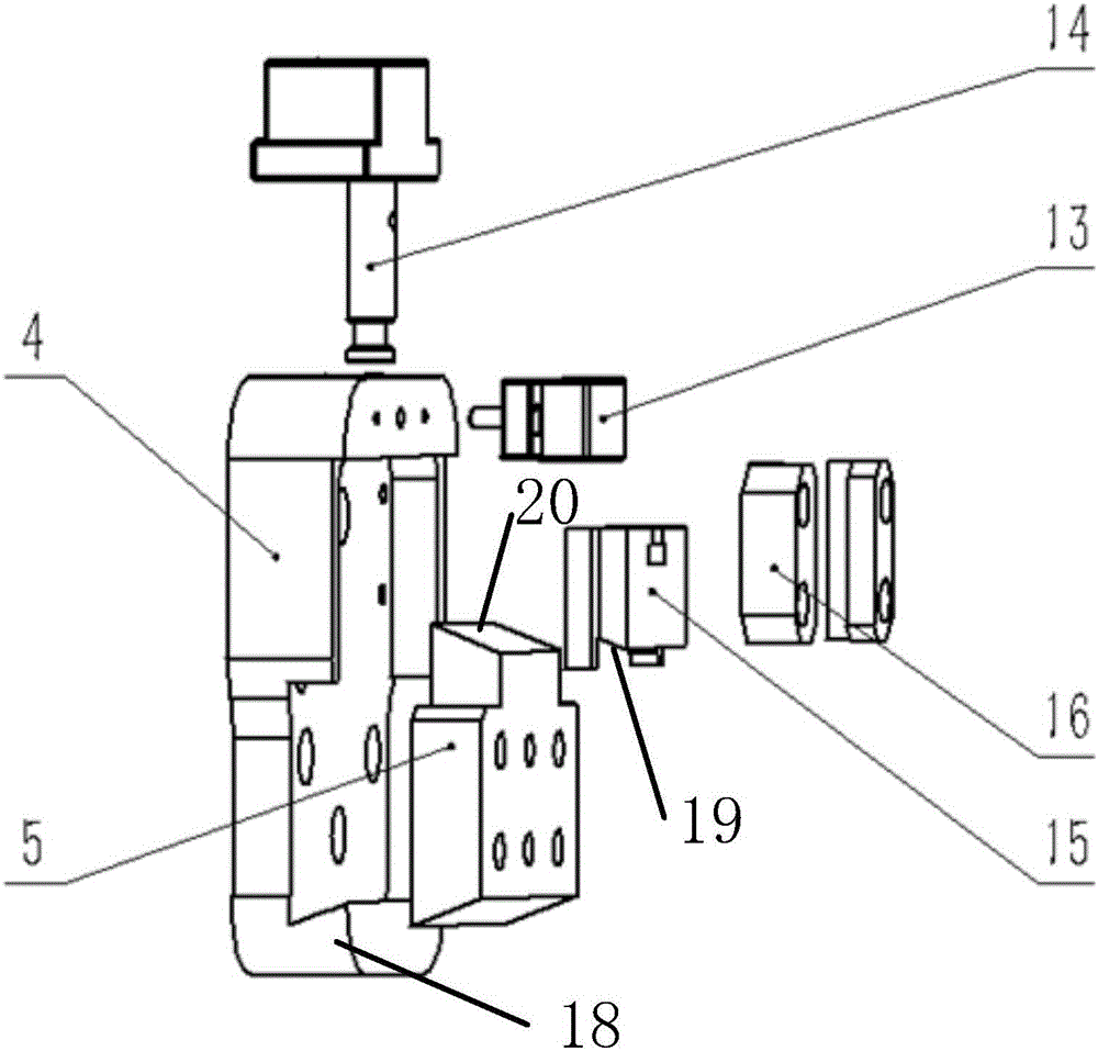 Polishing device for robot-terminal flexible motorized spindle