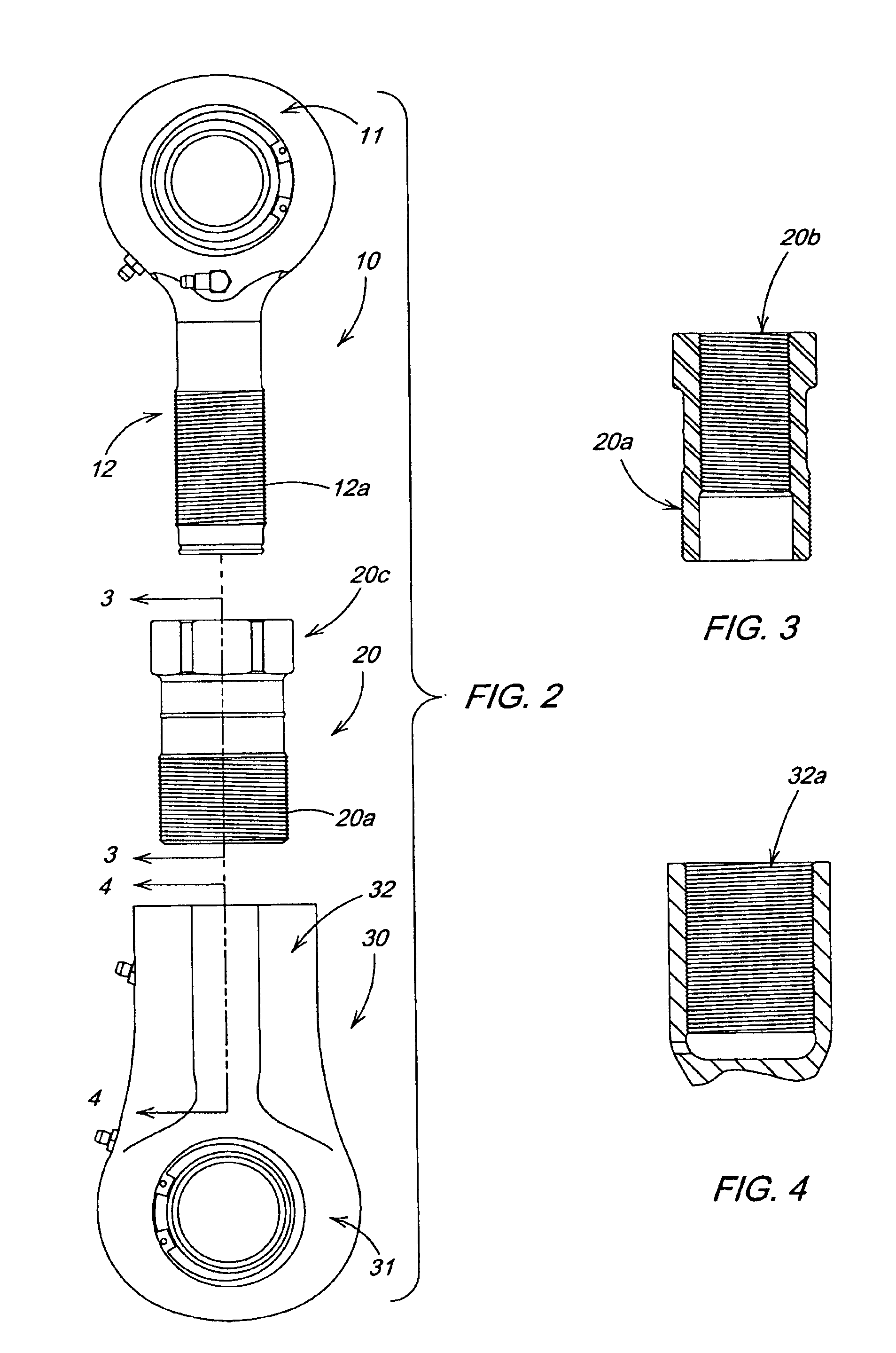 Short telescoping turnbuckle