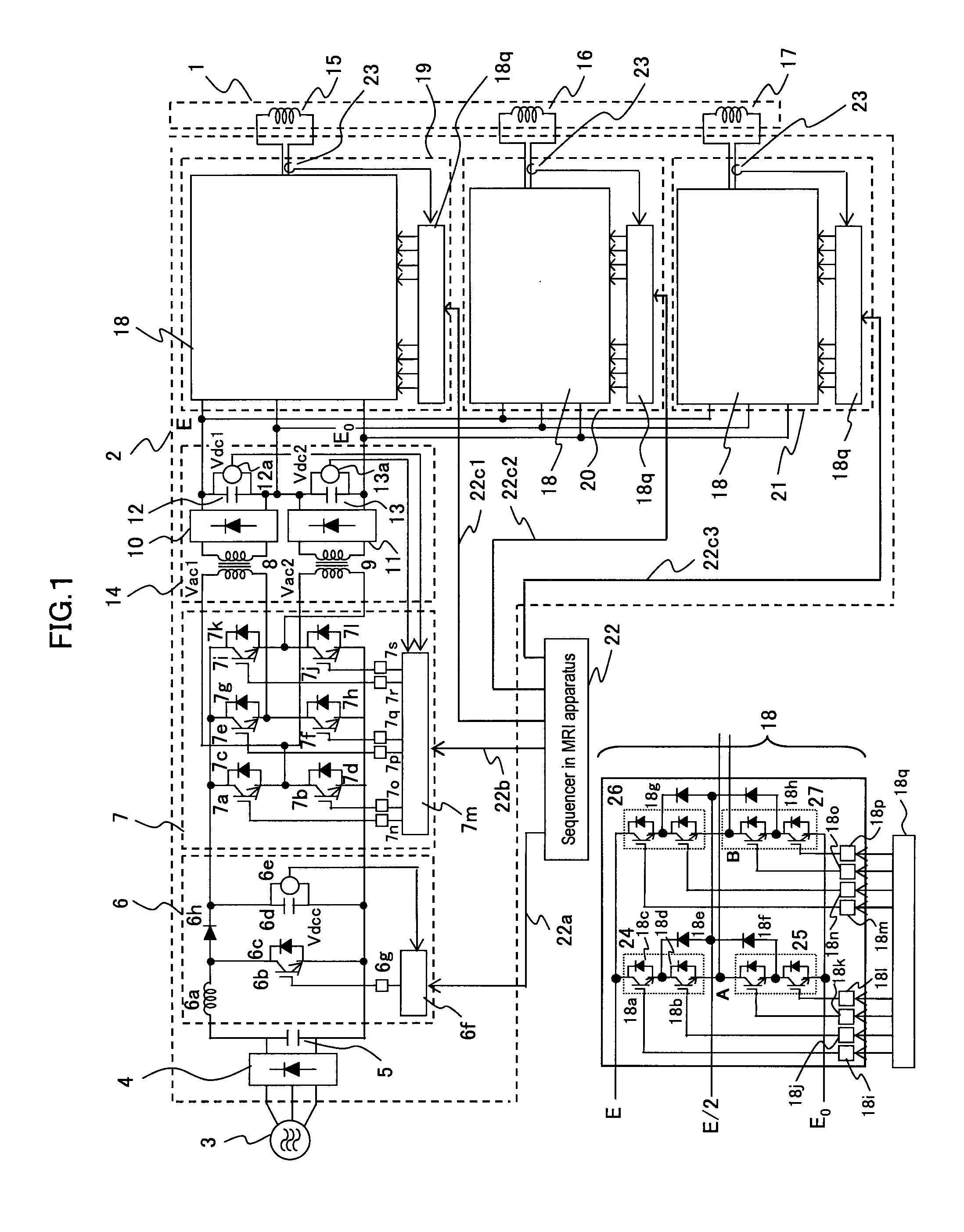 Power source device and magnetic resonance imaging apparatus using the same