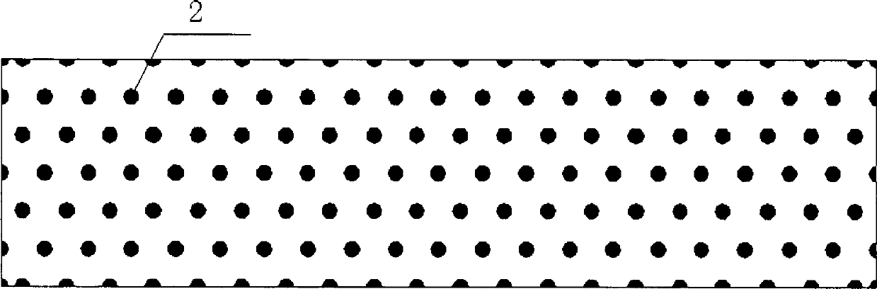 Bituminous pavement provided with lattice structure transition compound layer and construction method thereof