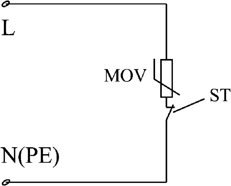 Multi-gap metal gas discharge tube power supply over-voltage protection module