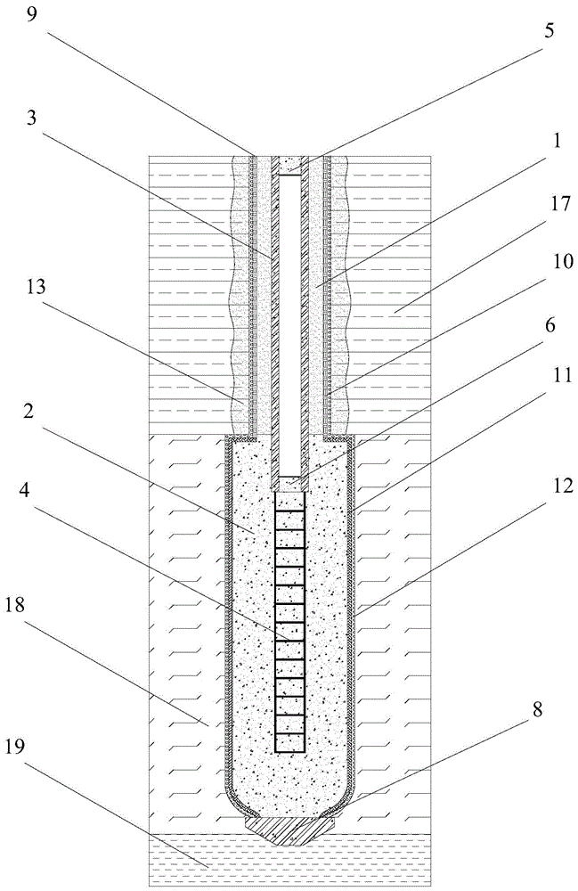 Construction Method of Rigid-flexible Combined Pile for Strengthening Thick Overburden and Deeply Buried Soft Soil