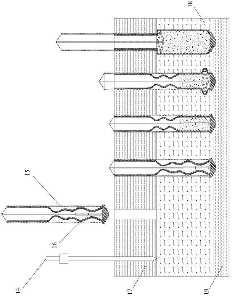 Construction Method of Rigid-flexible Combined Pile for Strengthening Thick Overburden and Deeply Buried Soft Soil