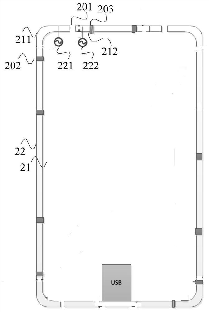 End device with wifi MIMO antenna