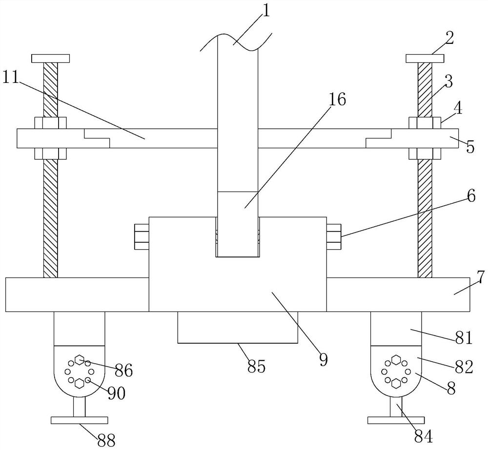 Photovoltaic module support connecting piece