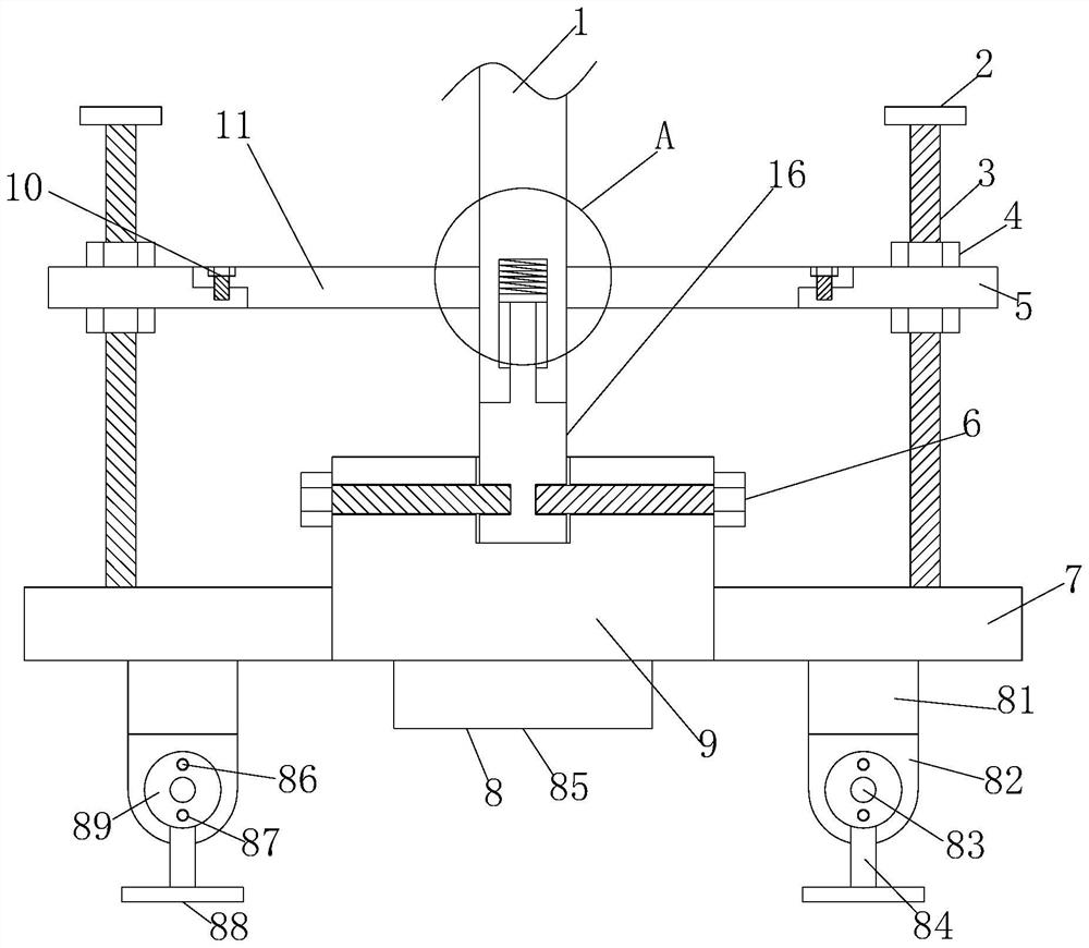 Photovoltaic module support connecting piece