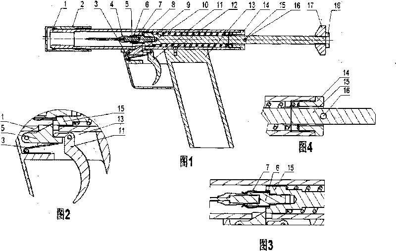 Marrow liquid-injecting gun