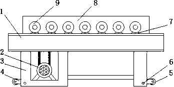 Convenient-to-transport hemming machine