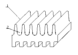 Method for improving tube bundle effect of heat transfer tube