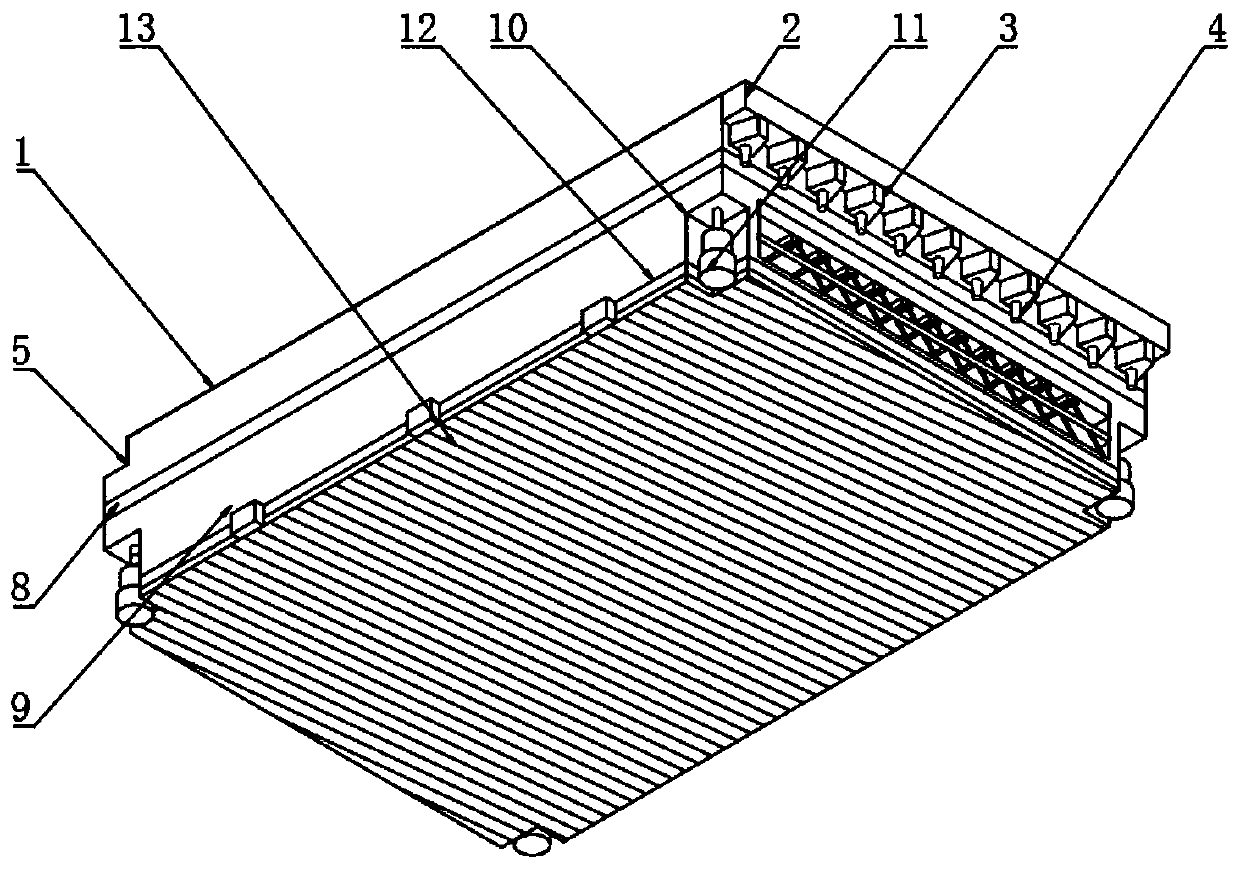 Damping and hit-resistant sports floor