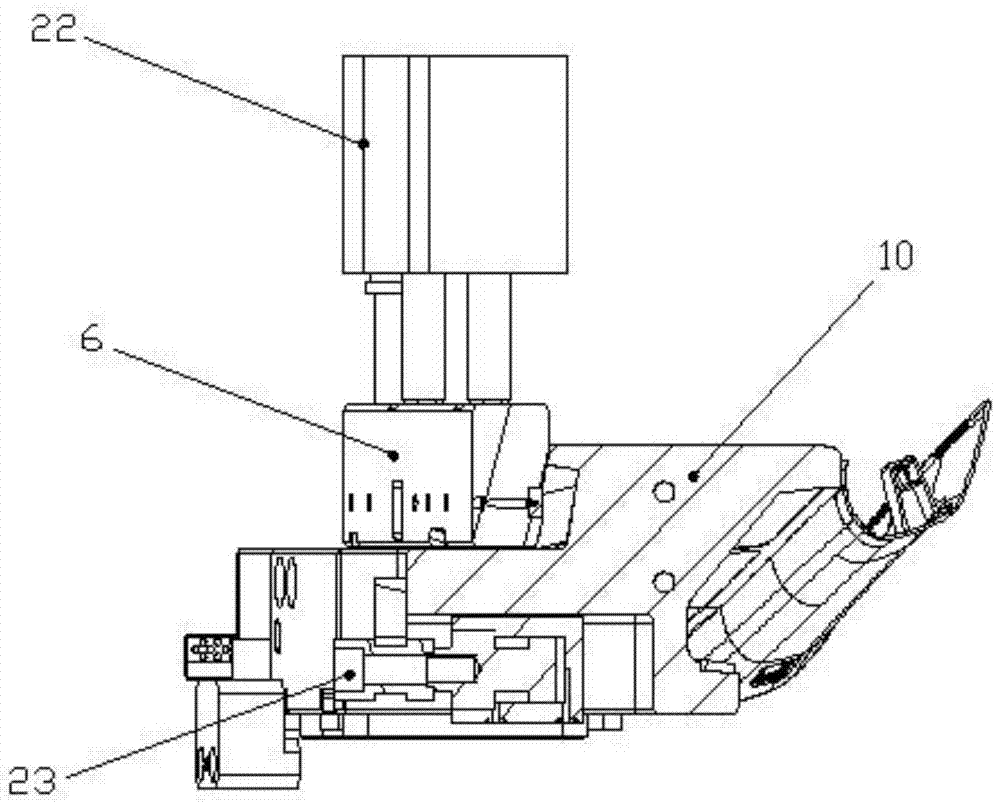 A row-position ejection mechanism for an injection mold