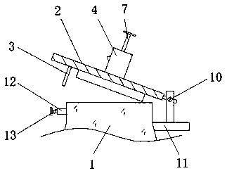 Filter press used for pymetrozine production and having high-efficiency sealing structure