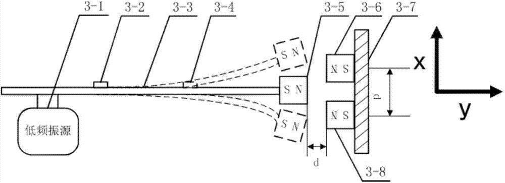 Structural microcrack vibration sound modulation detection system and structural microcrack vibration sound modulation detection method based on nonlinear vibrator