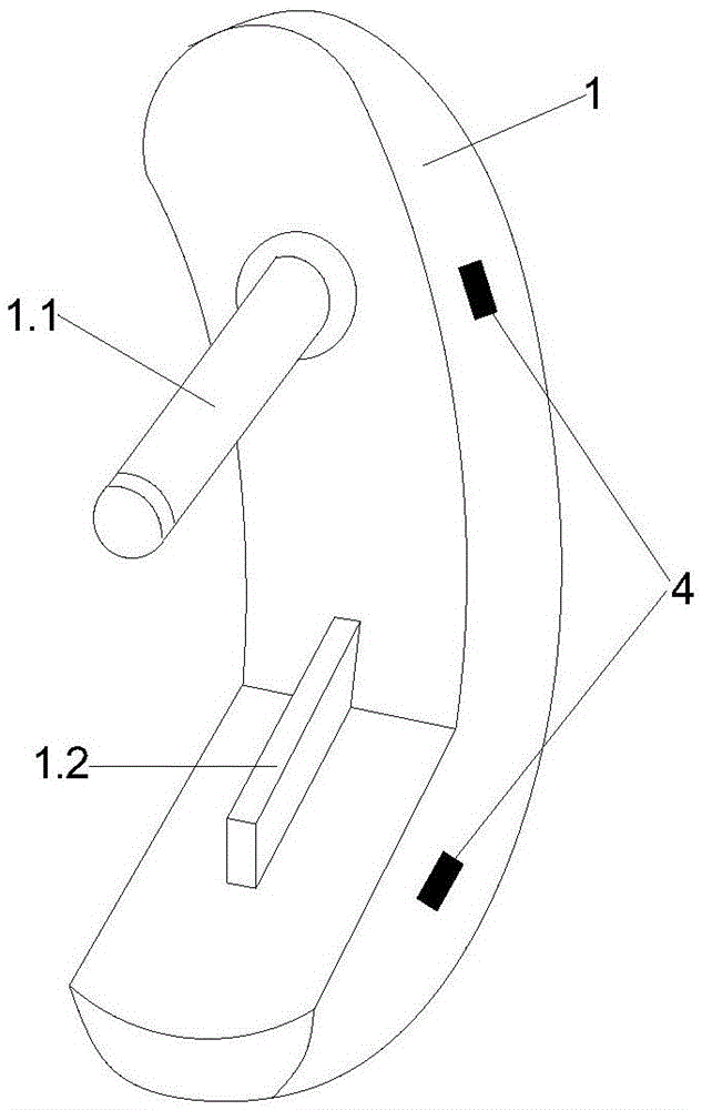 Single-condyle artificial knee joint