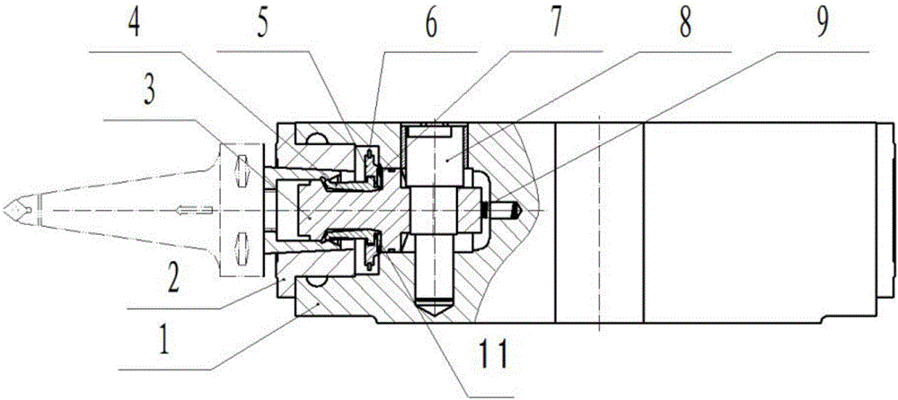 Cutting disc device of numerical control cutter holder