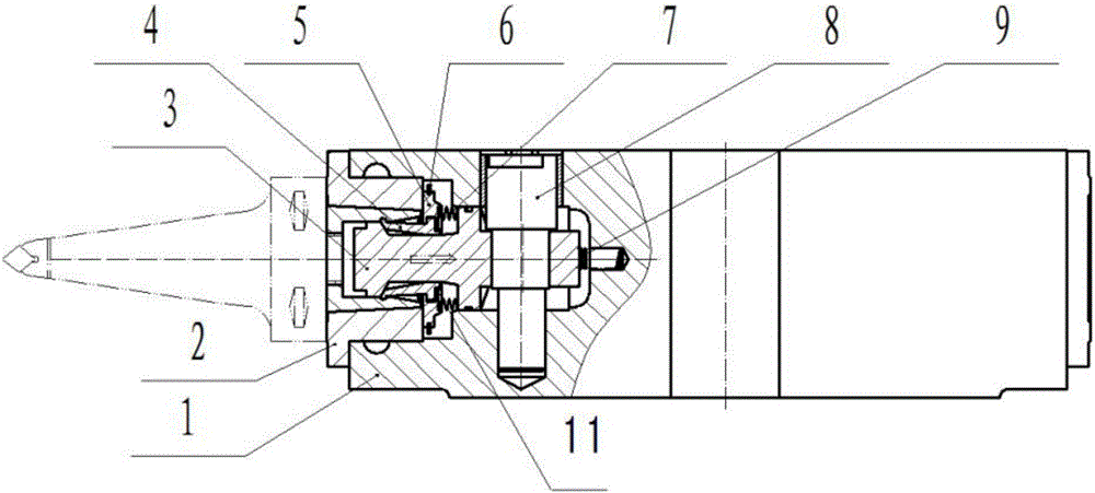 Cutting disc device of numerical control cutter holder