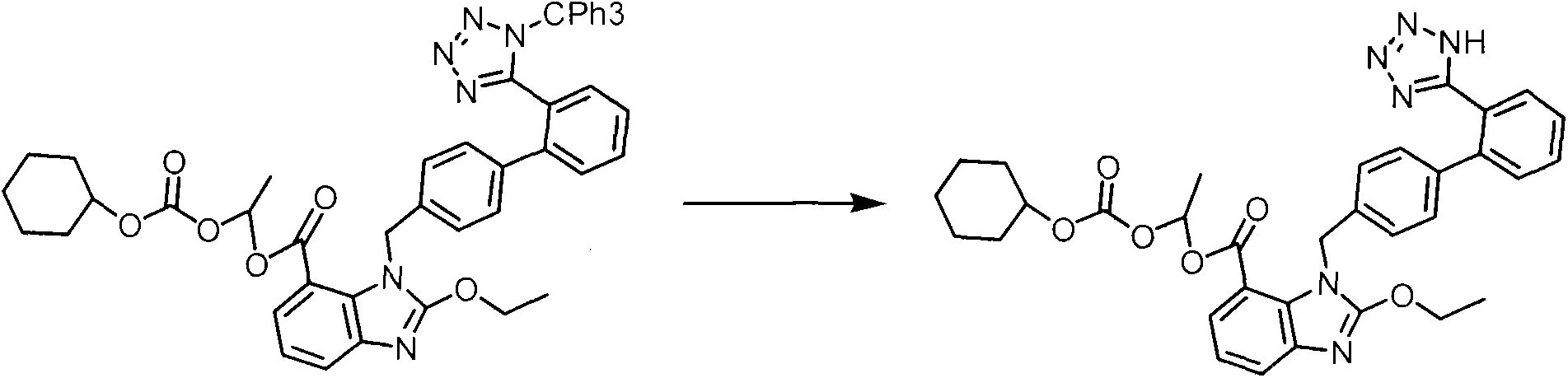 Preparation method of candesartan cilexetil