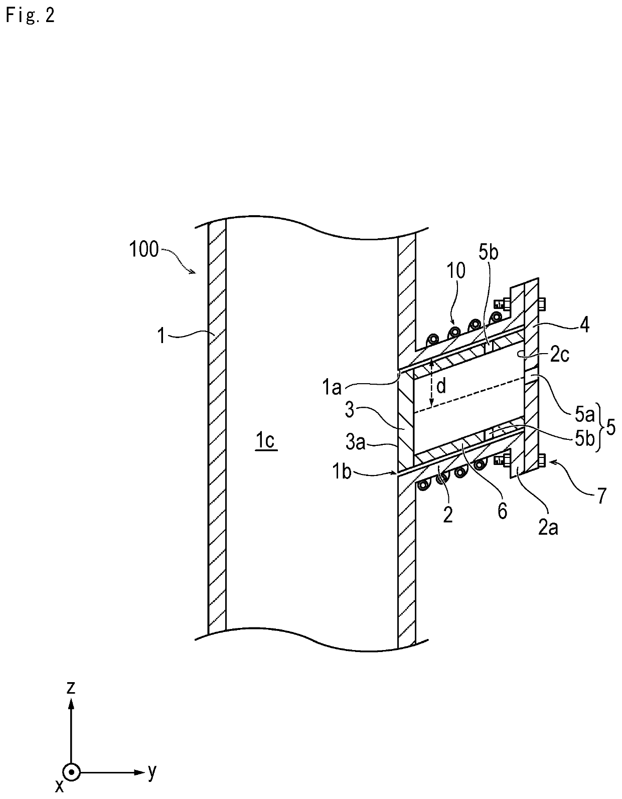 Easily polymerizable substance handling device