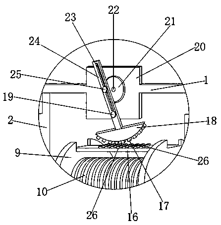 Automatic take-up and pay-off device for big data communication cable