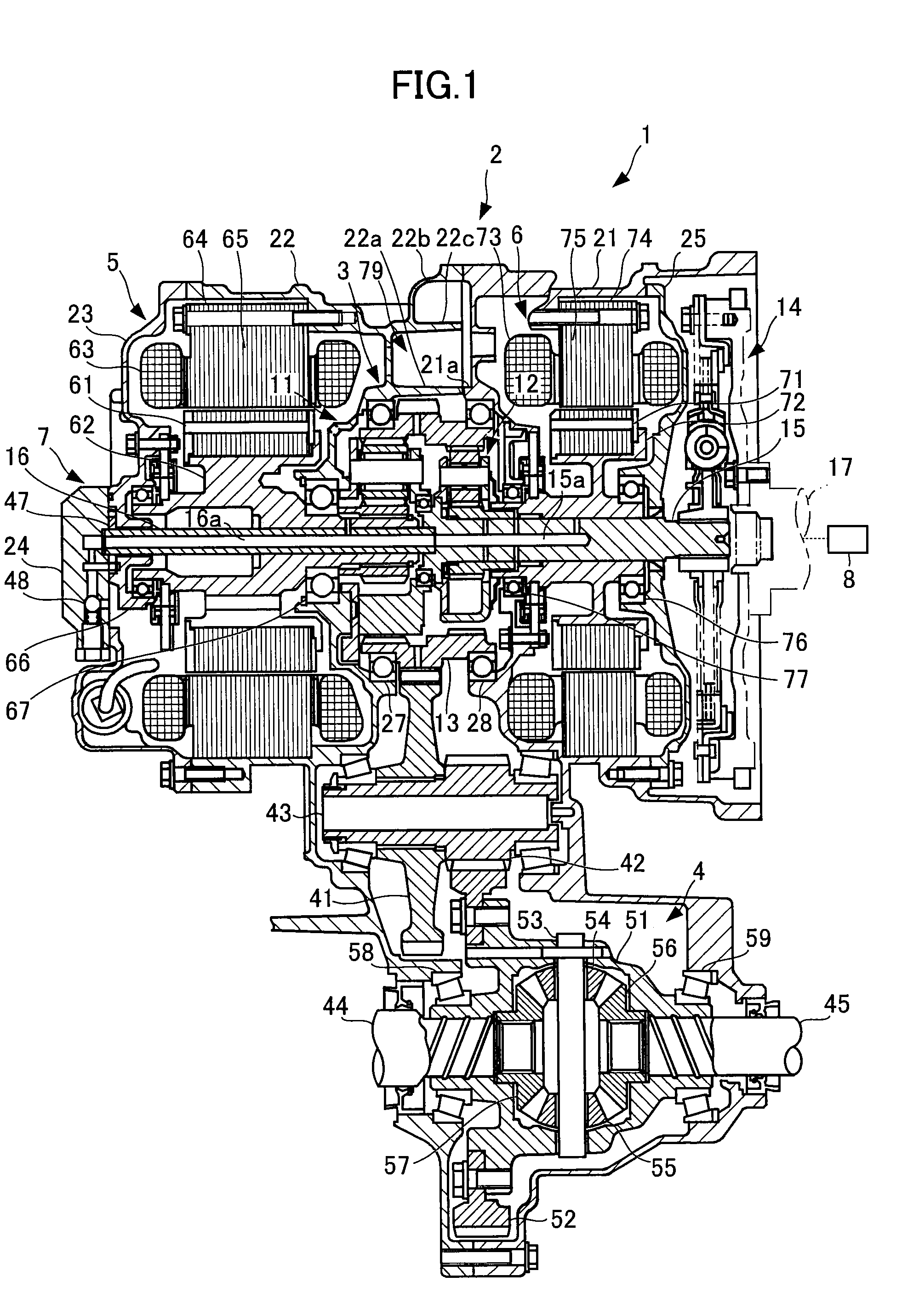 Composite planetary gear apparatus