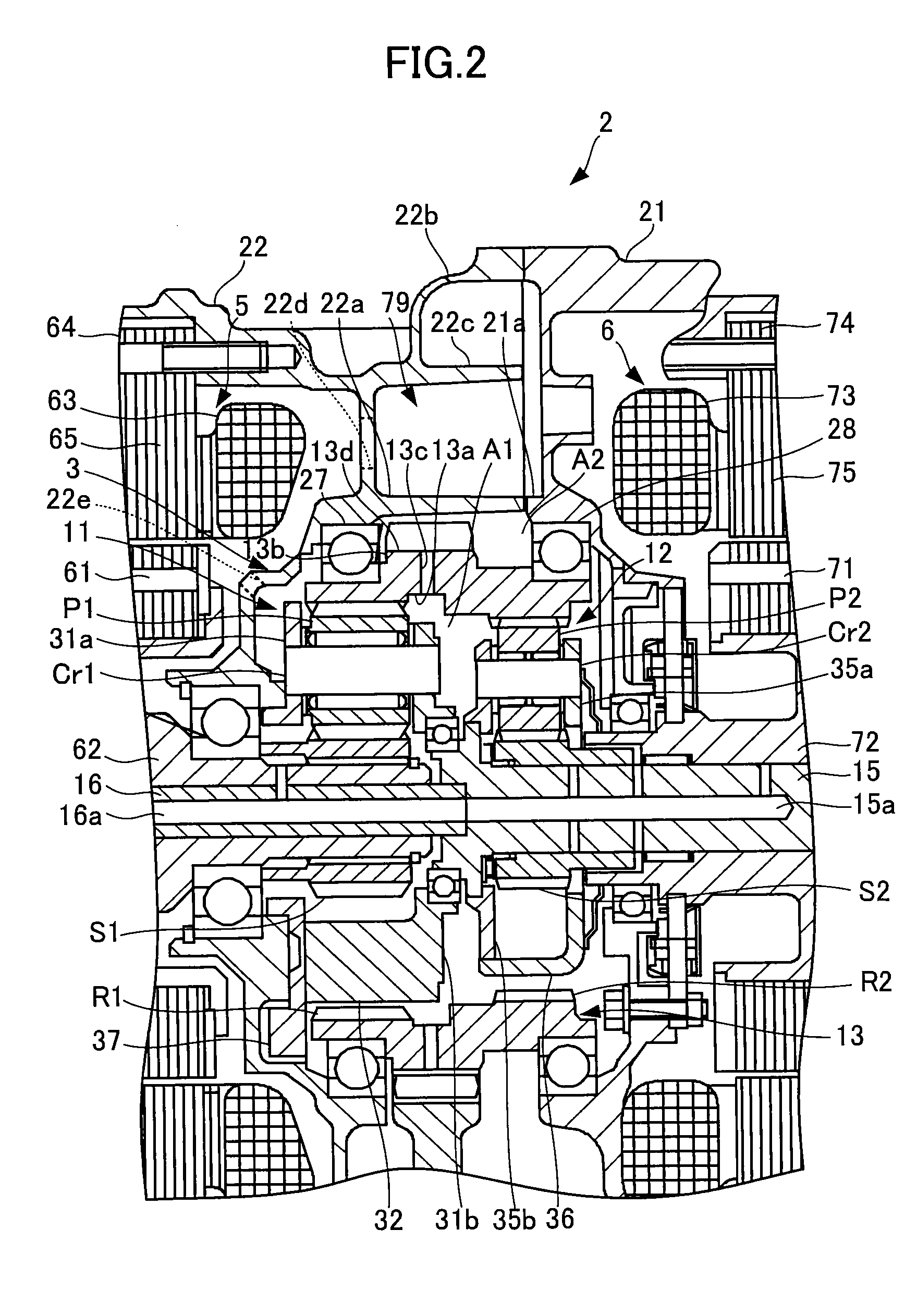 Composite planetary gear apparatus