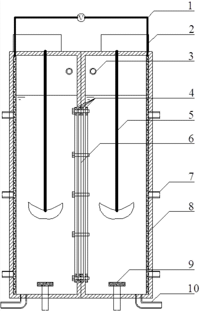 Sequencing batch electrode polarity reversal microbial fuel cell and use thereof