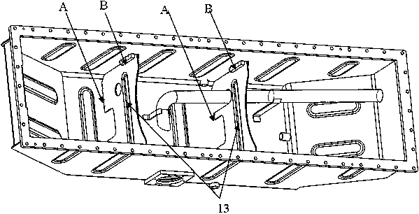 Oil baffle plate installation welding mode oil bottom case assembly