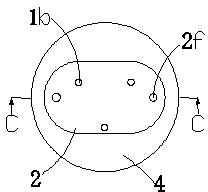 Compound type pneumatic non-contact gas claw