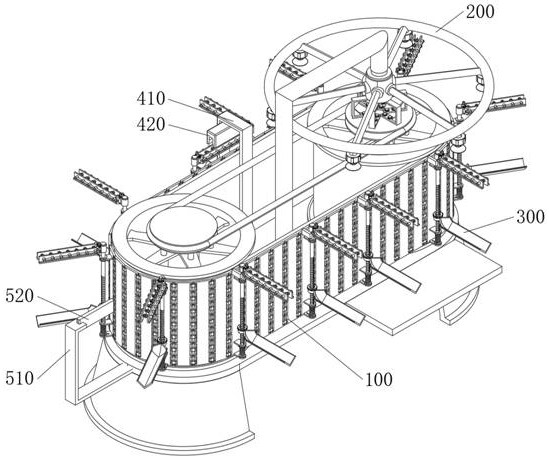 Packaging equipment capable of adapting to double-bag filling of different sizes