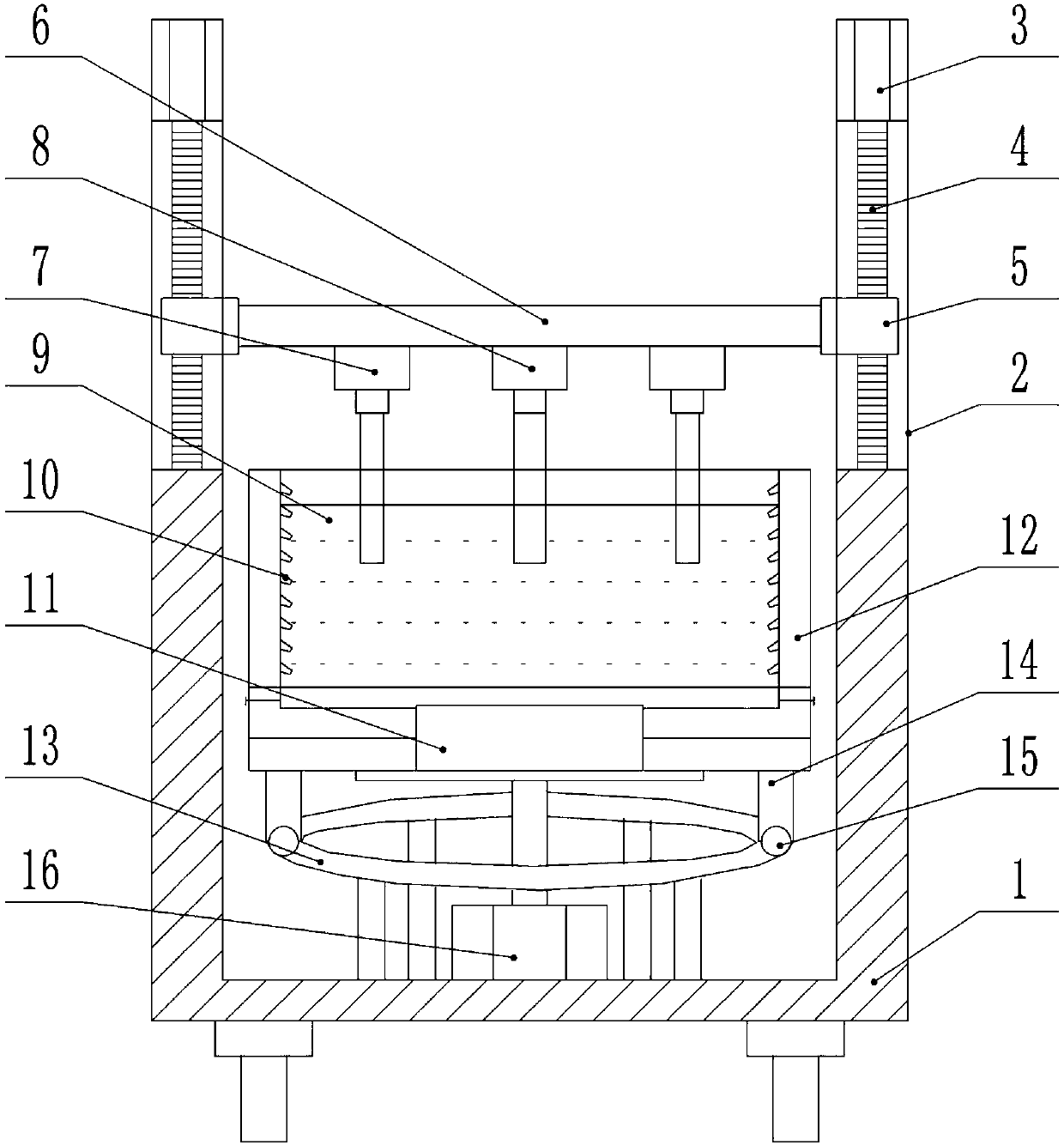 Efficient electroplating device capable of achieving complete plating layer