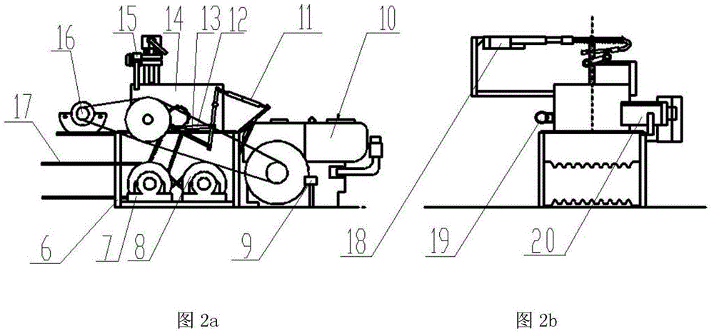 A Diesel Engine Remote Control Monorail Conveyor