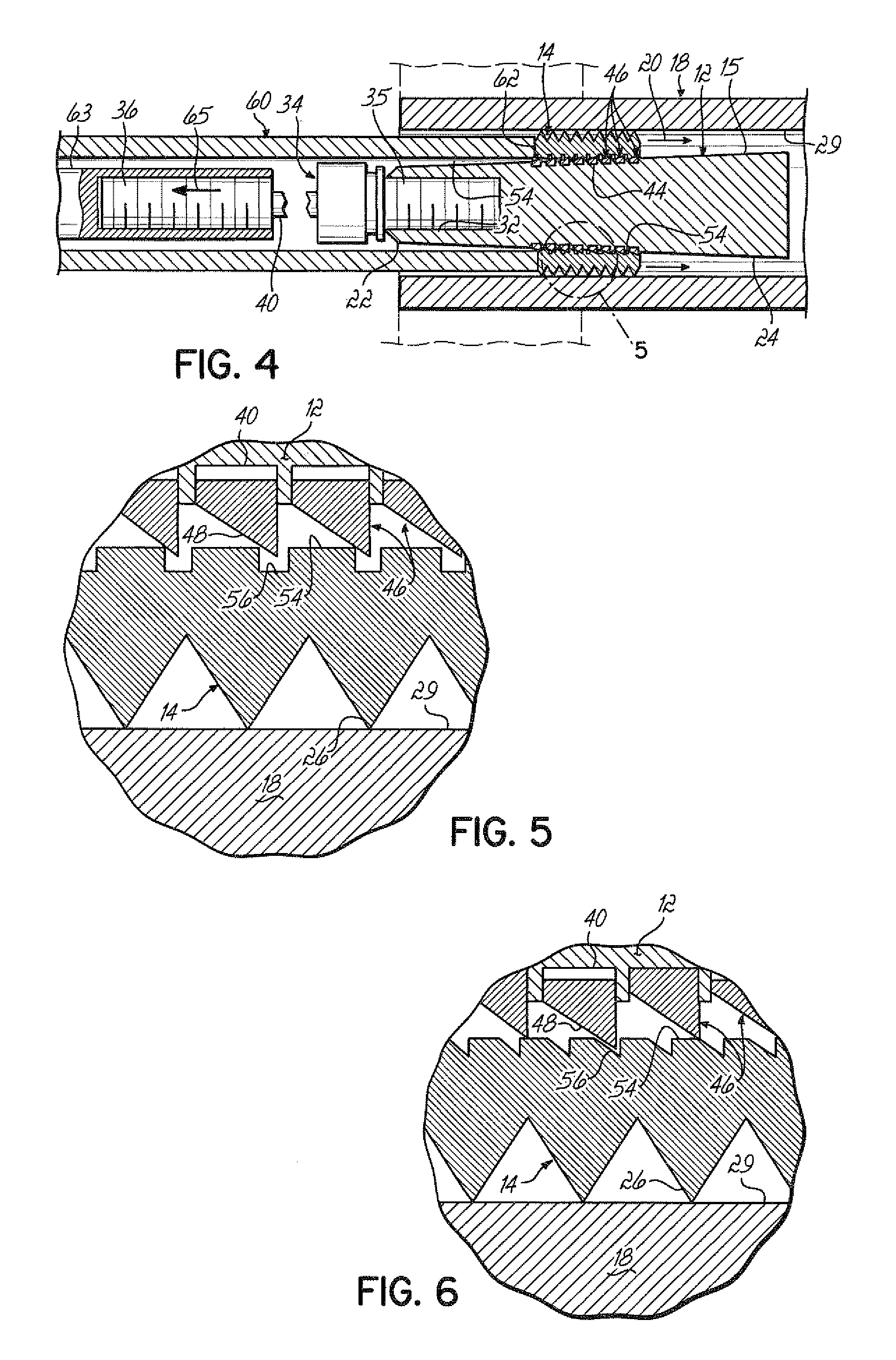 Irreversible plug assembly