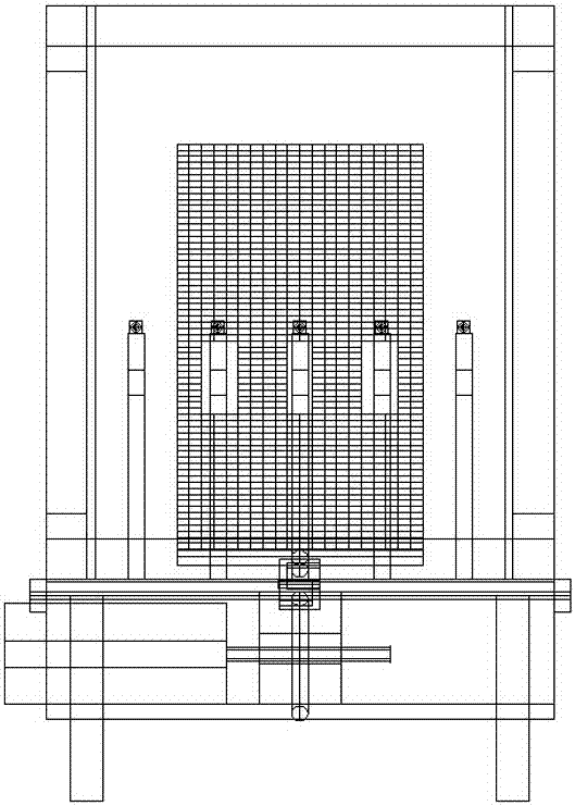 Geotechnical engineering supporting structure model test device and test method thereof