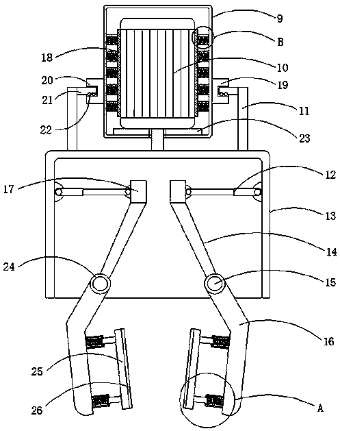 Grabbing mechanism of manipulator