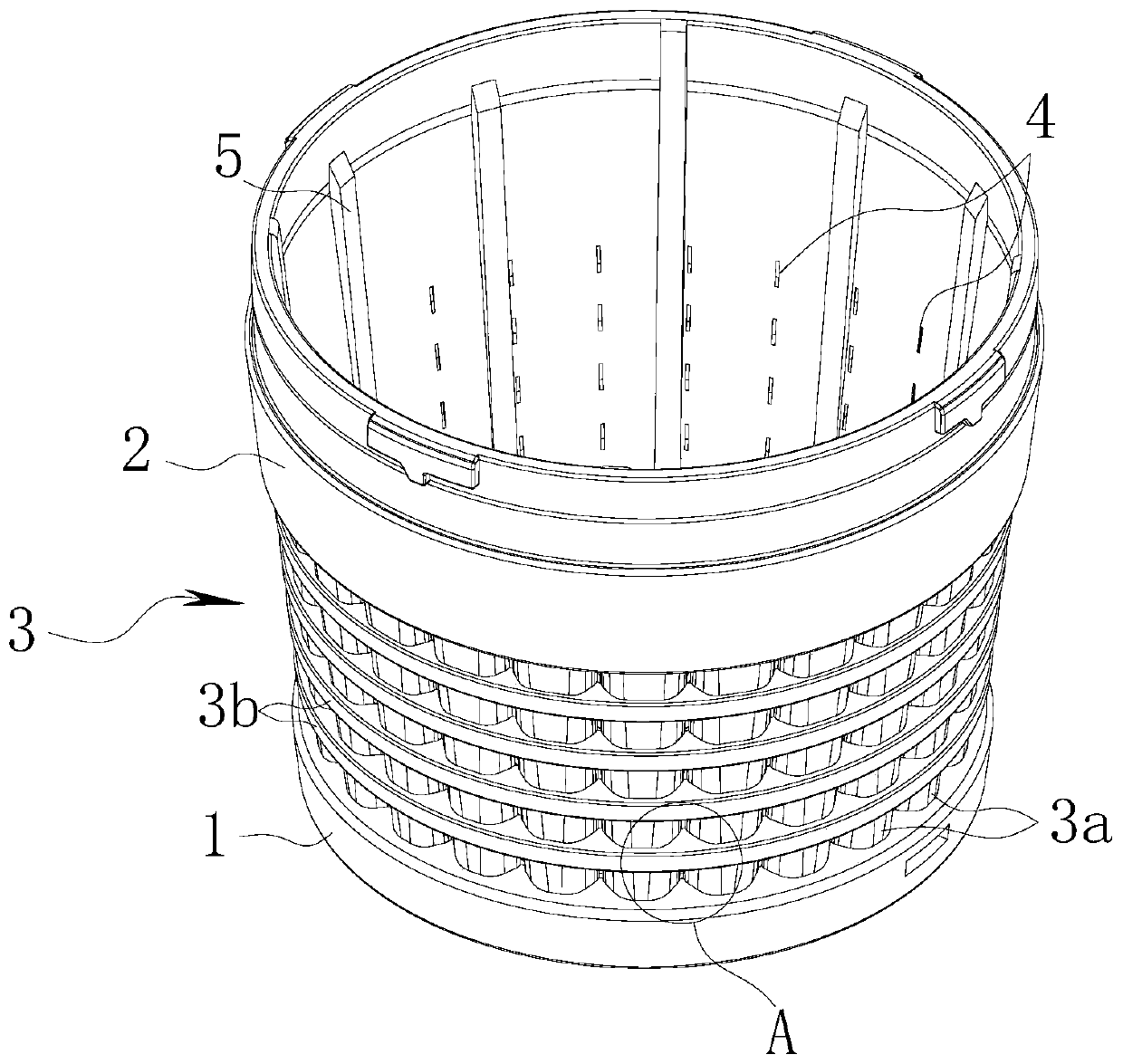 Extrusion filter and efficient extrusion filtering assembly adopting same