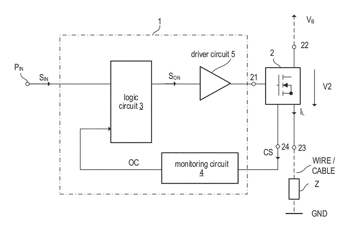 Electronic Switch for Electronic Fuse