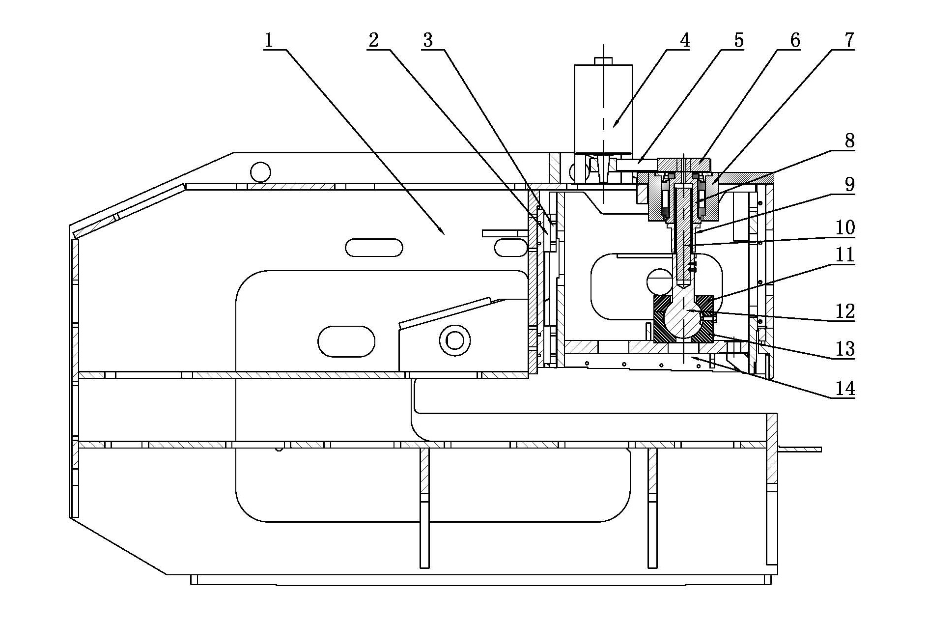 Main drive gear of numerical control right-angle plate shearing machine