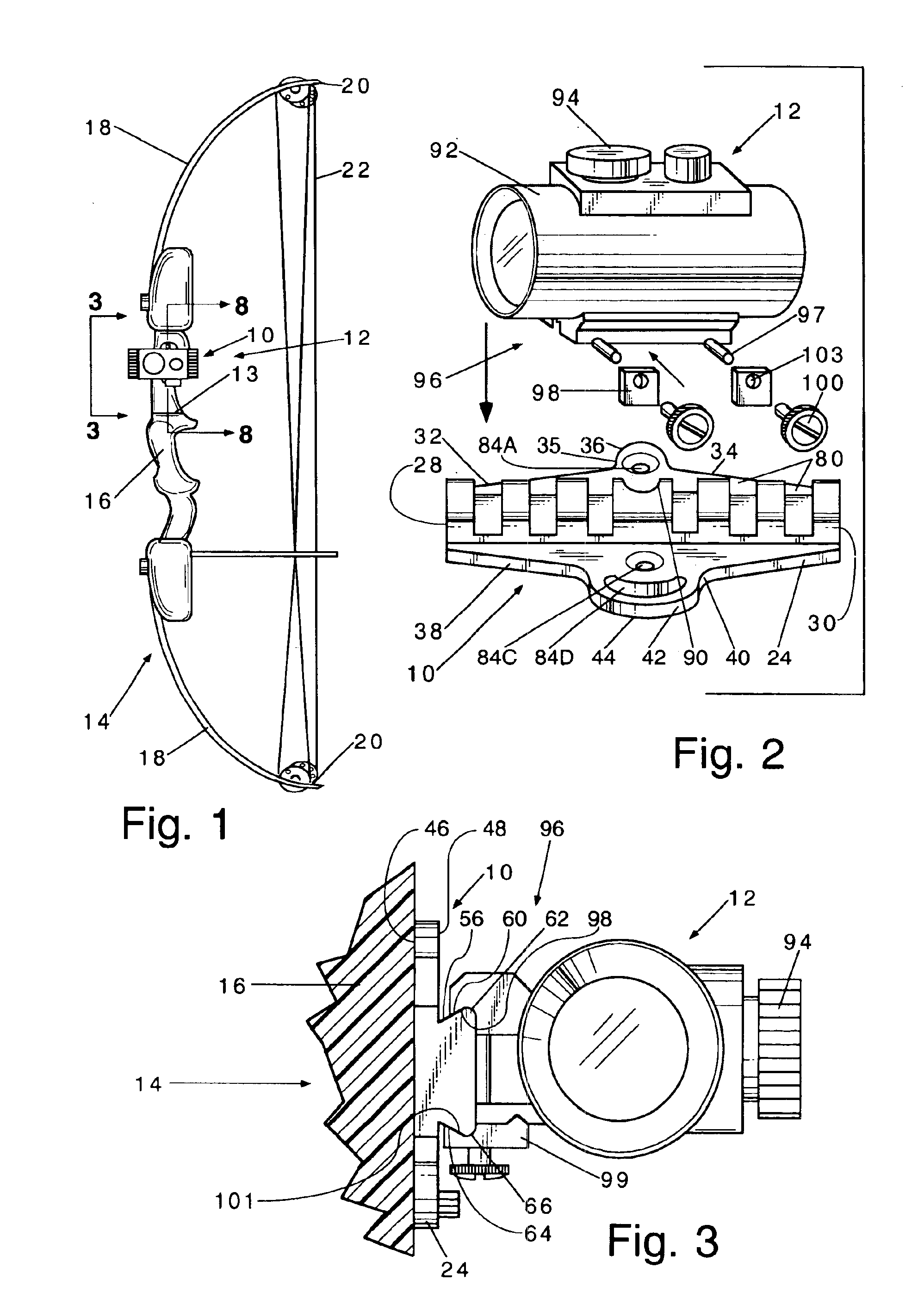 Archery scope mount