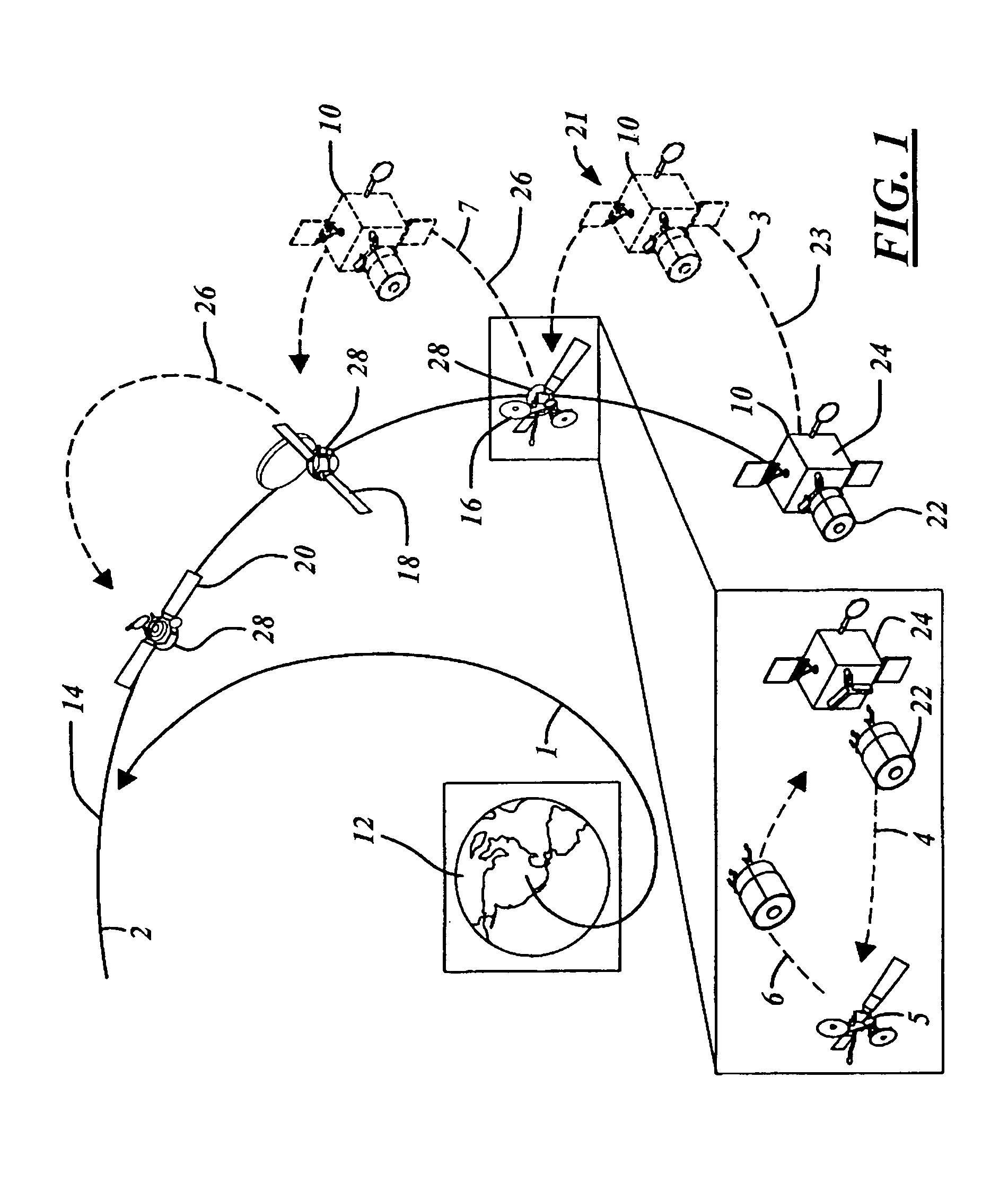 Two part spacecraft servicing vehicle system with universal docking adaptor