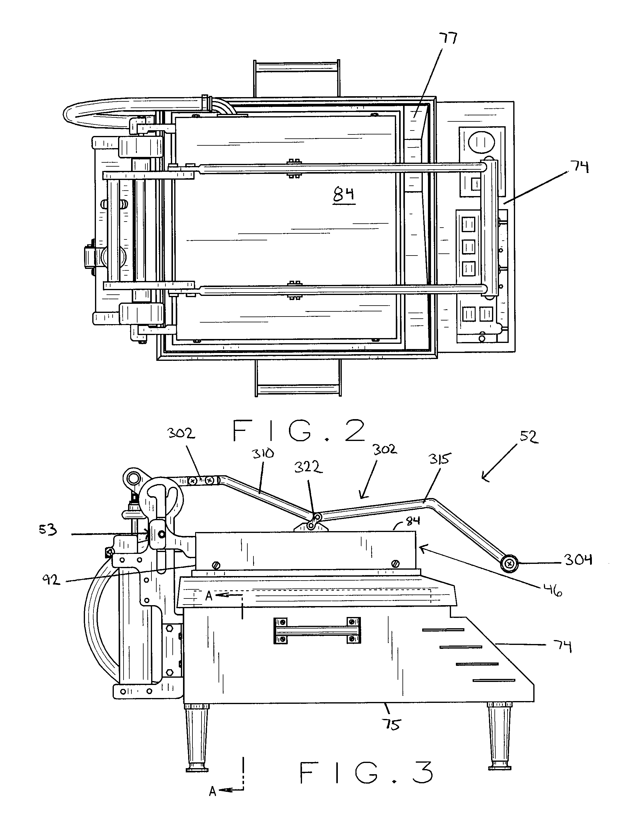 Grill for cooking human food with lower and upper platens and counterbalance assembly