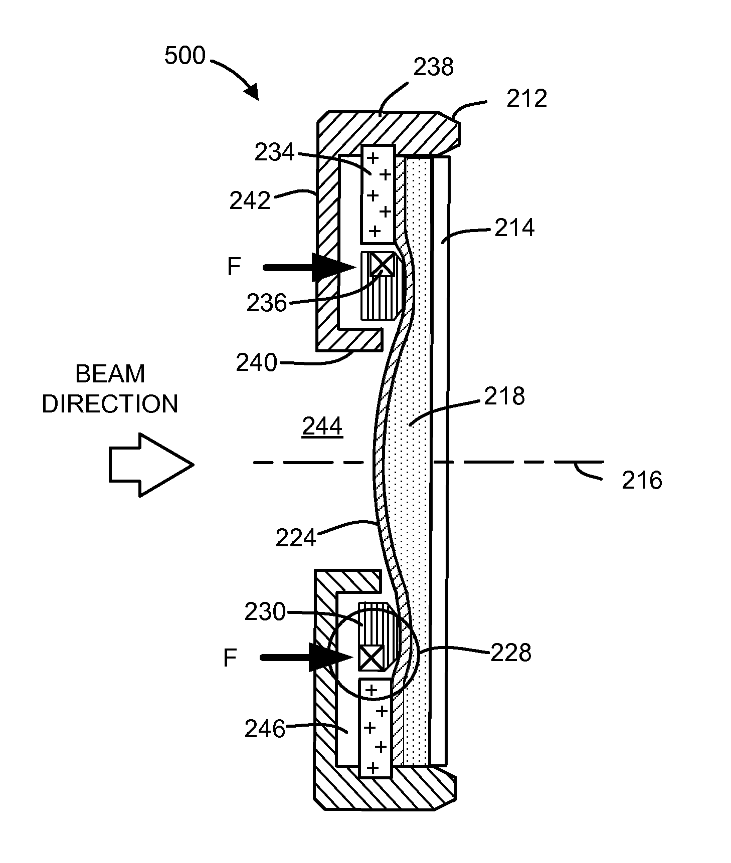 Solid elastic lens element and method of making same