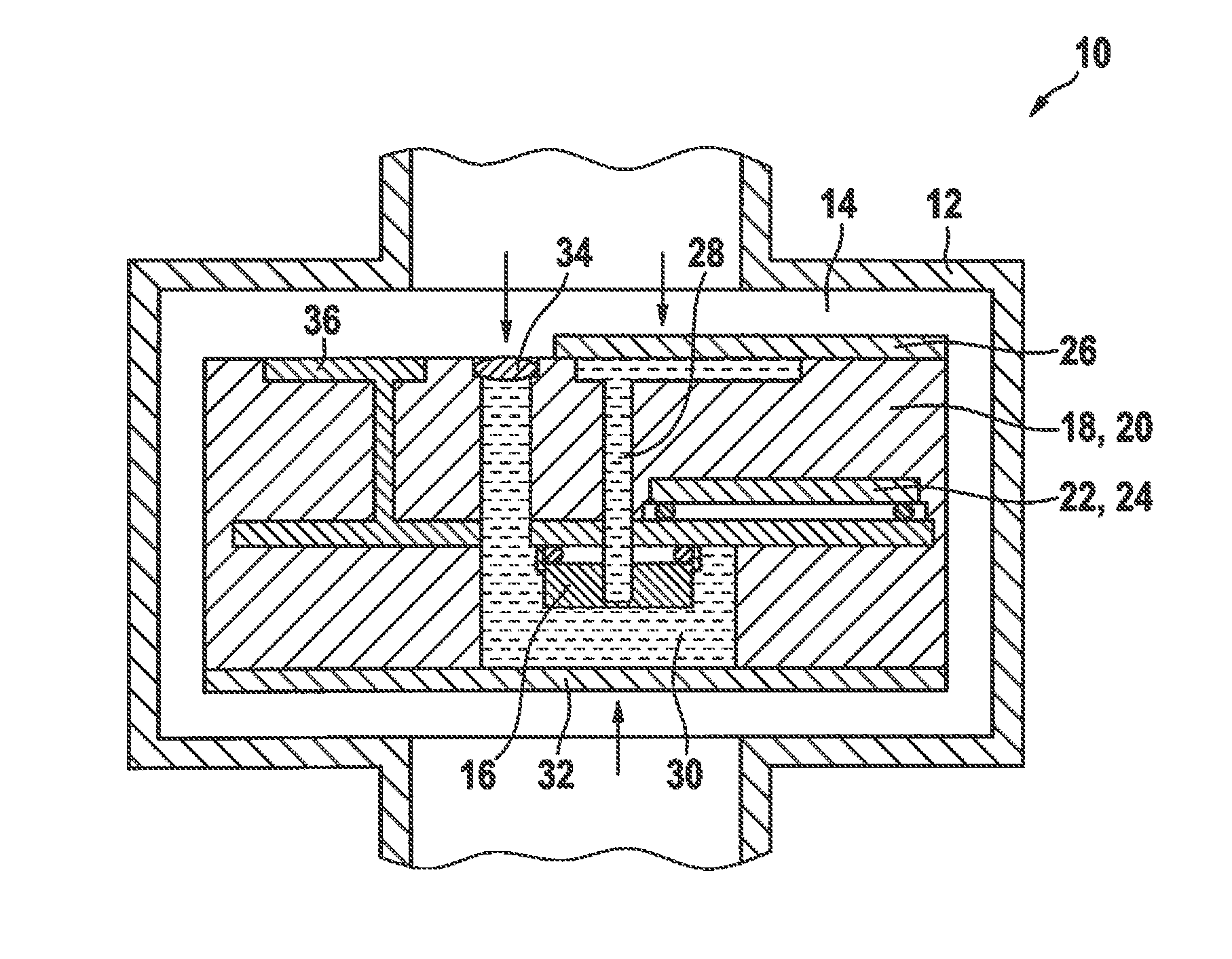 Pressure sensor for recording a pressure of a fluid medium