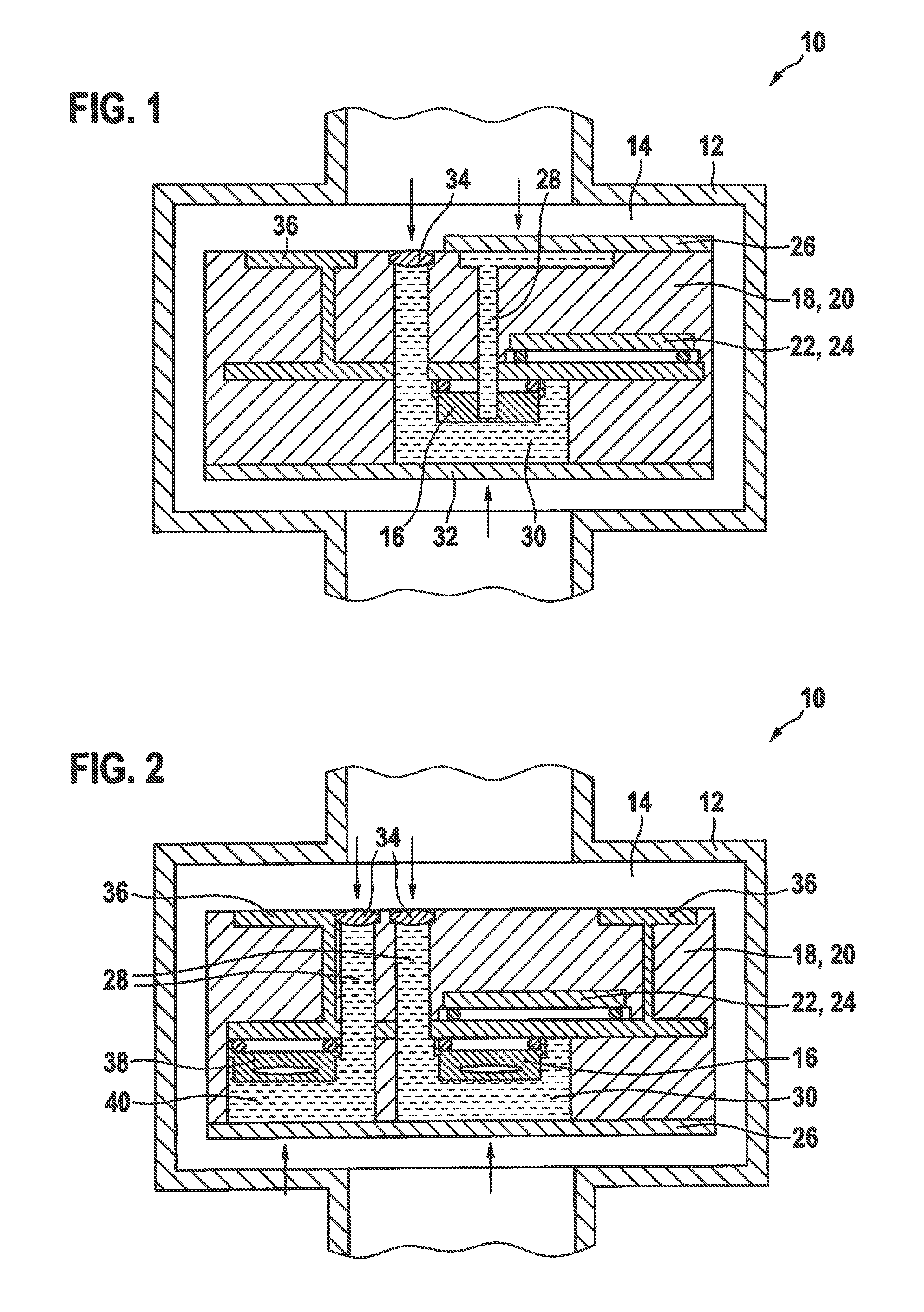 Pressure sensor for recording a pressure of a fluid medium