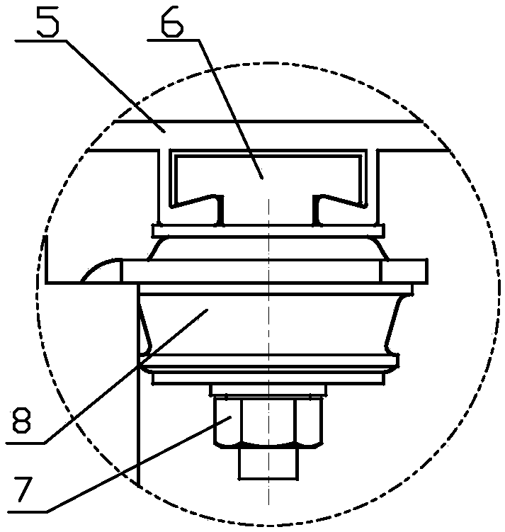 High-maintainability integrated centrifugal fan set