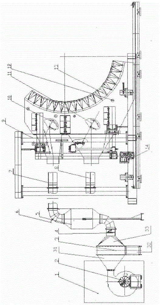 Biaxially stretched polyester film air-cooled blown film production line