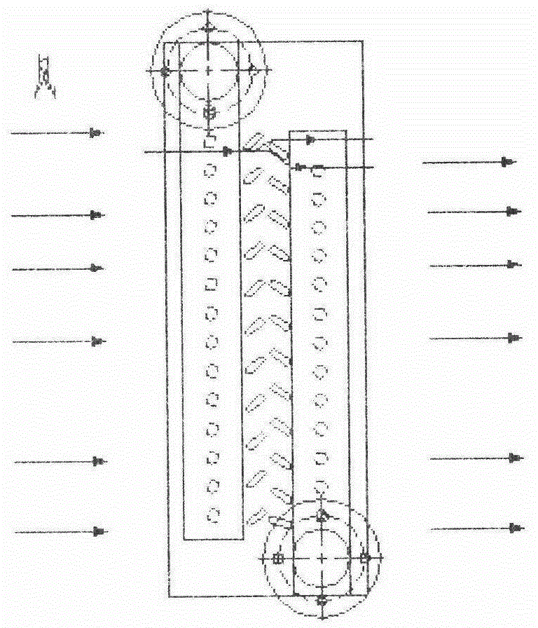 Biaxially stretched polyester film air-cooled blown film production line