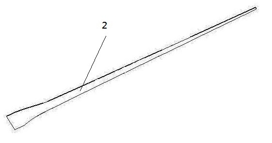 Wind machine blade and method for designing same