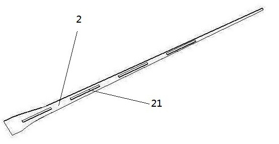 Wind machine blade and method for designing same